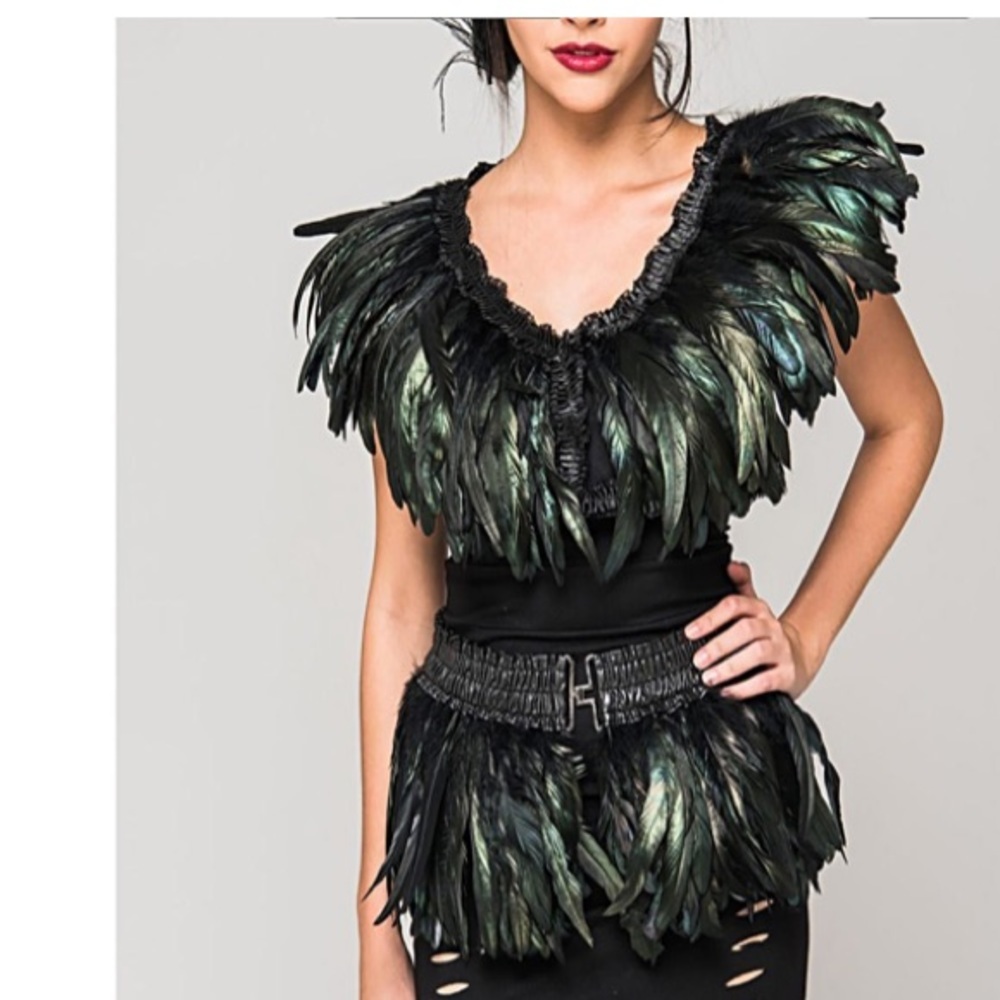 Kikiriki feather cardigan medium excellent